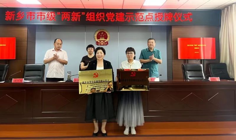 市級黨建示范點頒獎照片